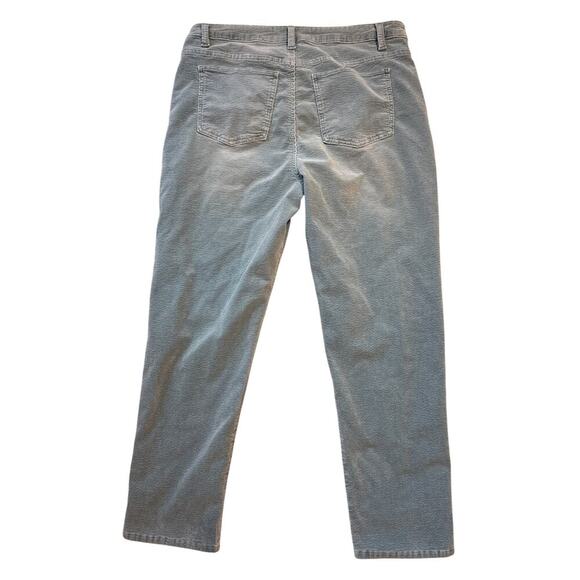 Soft Surroundings Woman's Jeans/Pants size 14; Corduroy, Teal/Blue - Picture 2 of 10
